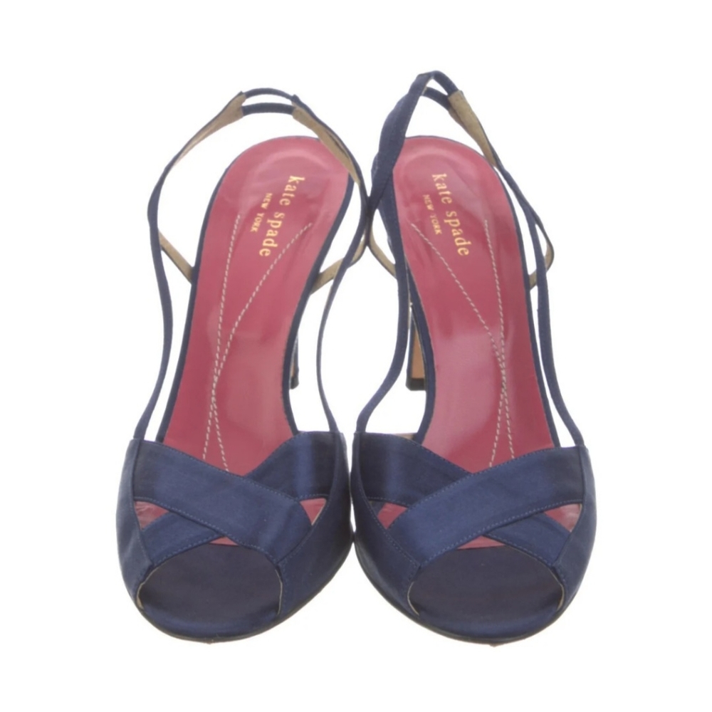 EUC Kate Spade Satin Slingback Heel